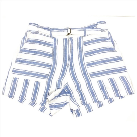 The Linen Stripe Shorts - 2 Colors/AS main image 1